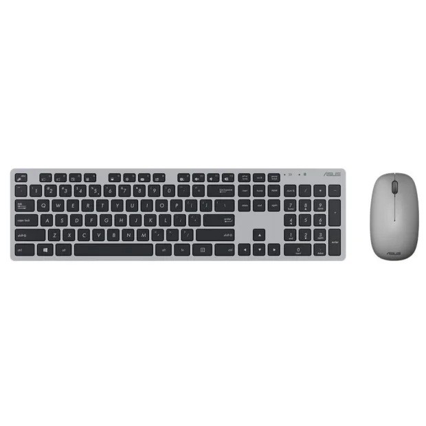 Комплект клавиатура + мышь ASUS W5000 (серый)
